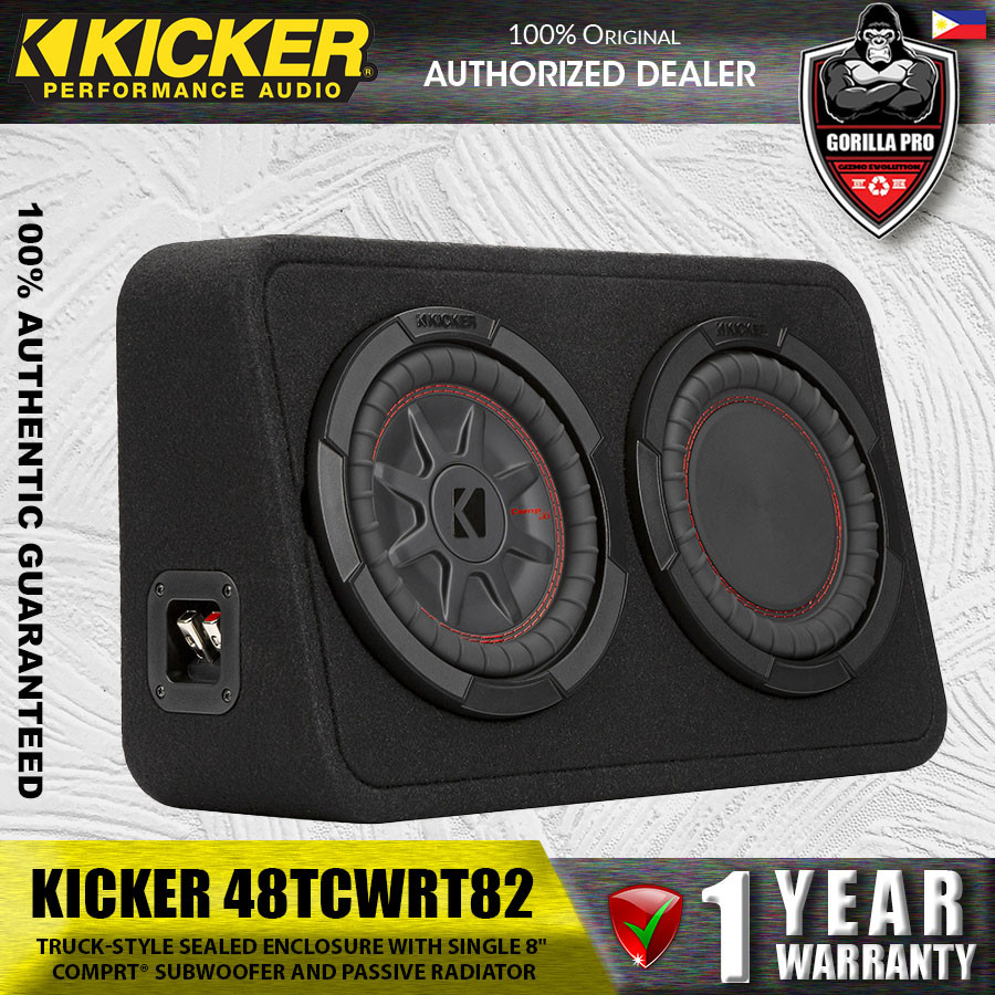 Kicker 48TCWRT82 Truck-Style Sealed Enclosure with 8