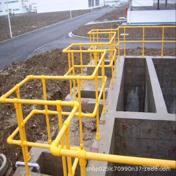 Fiberglass fenceFRPSafety Anti-Corrosion Guardrail Cesspool Walkway ...