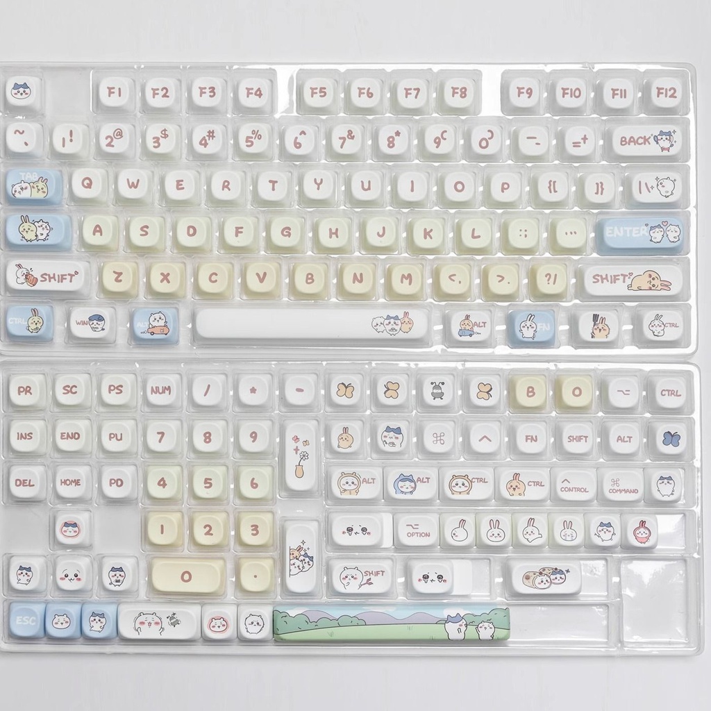 【PH STOCK】MOA Profile Keycaps Full Set Cute Kawayii Thermal Sublimation ...