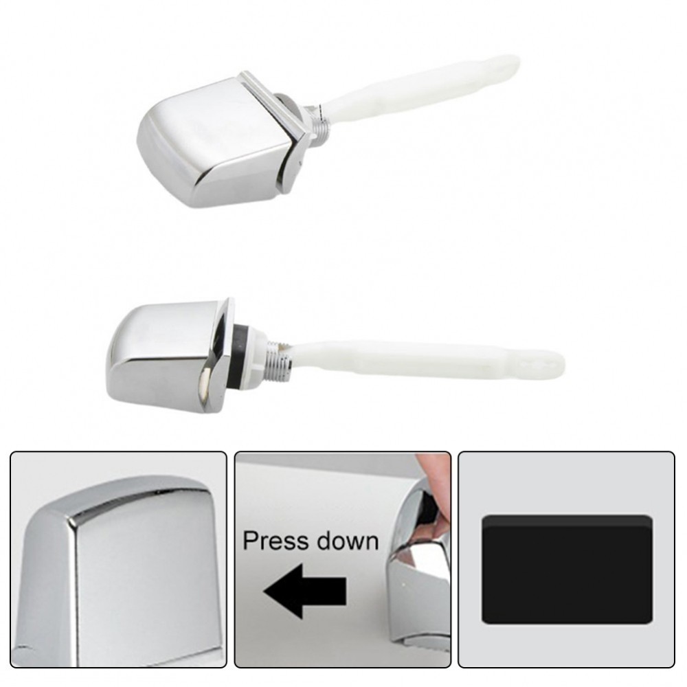 Universal Toilet Flush Lever with Chrome Plating for a Touch of