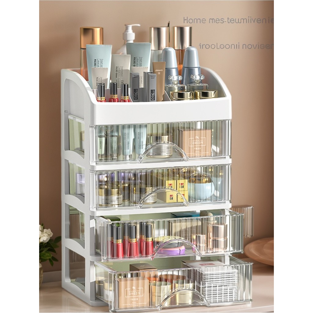 Crown cosmetics storage box/home/room desktop skin care makeup ...