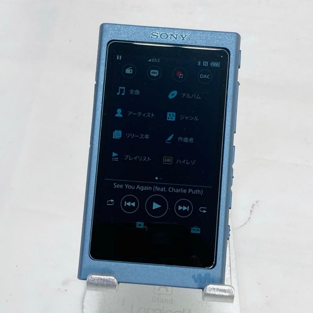 Sony Walkman NW-A45 16GB Lettore Hi-Res Audio - Nero, Touchscreen, Bluetooth, Radio FM, MicroSD, Giapponese