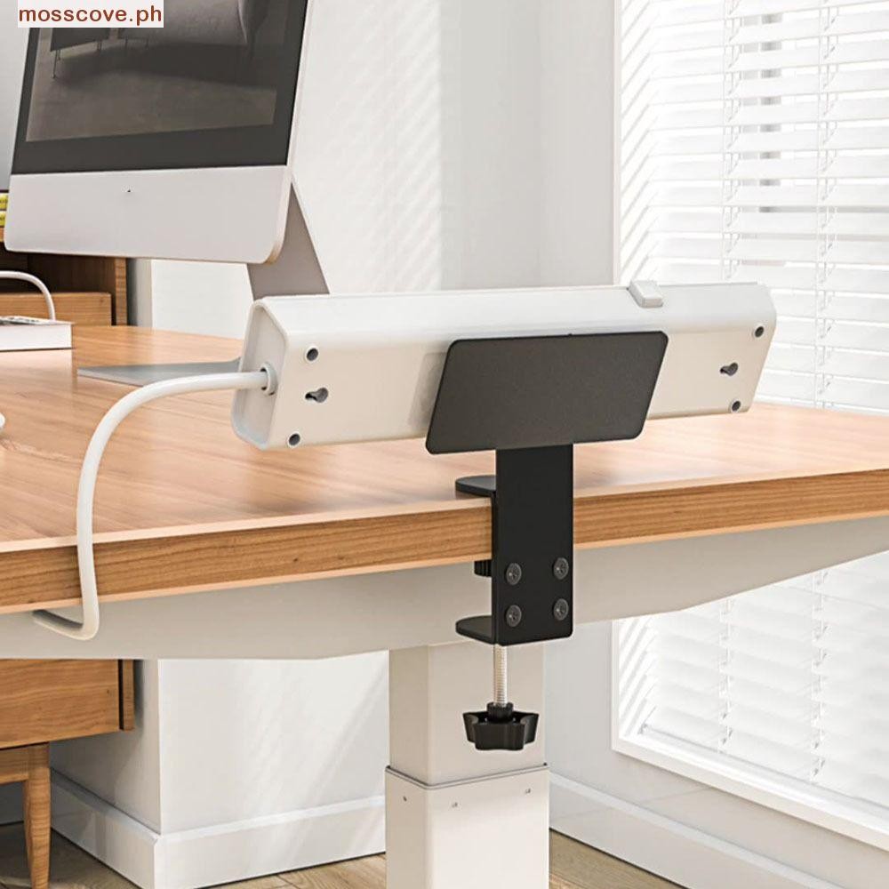 MOSSCOVE Under Desk Power Strip Holder, Clamp on No-Drill Cable ...