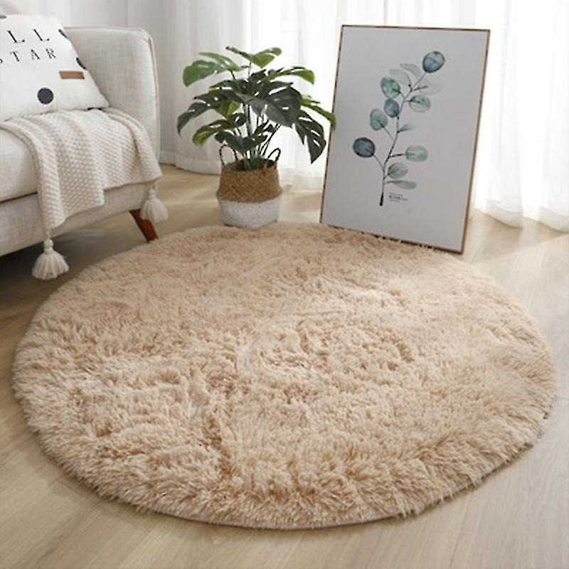 SHIMASTR IBNUNU Soft Fluffy Round Rug Home Decor Plush Carpet - IB18 ...