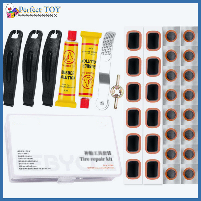 Perfect Bike Inner Tube Repair Kit, Bike Tire Patch Kit, Bycicle Inner