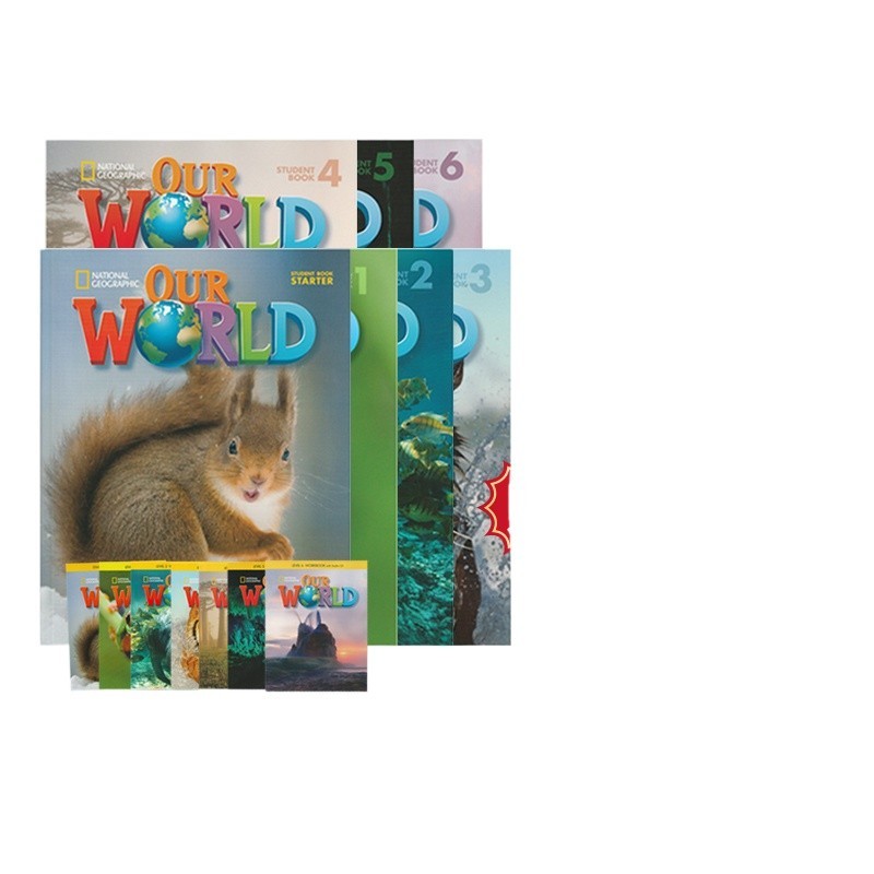 The original imported Our World 1 2 3 4 5 6 ourworld teaching material ...