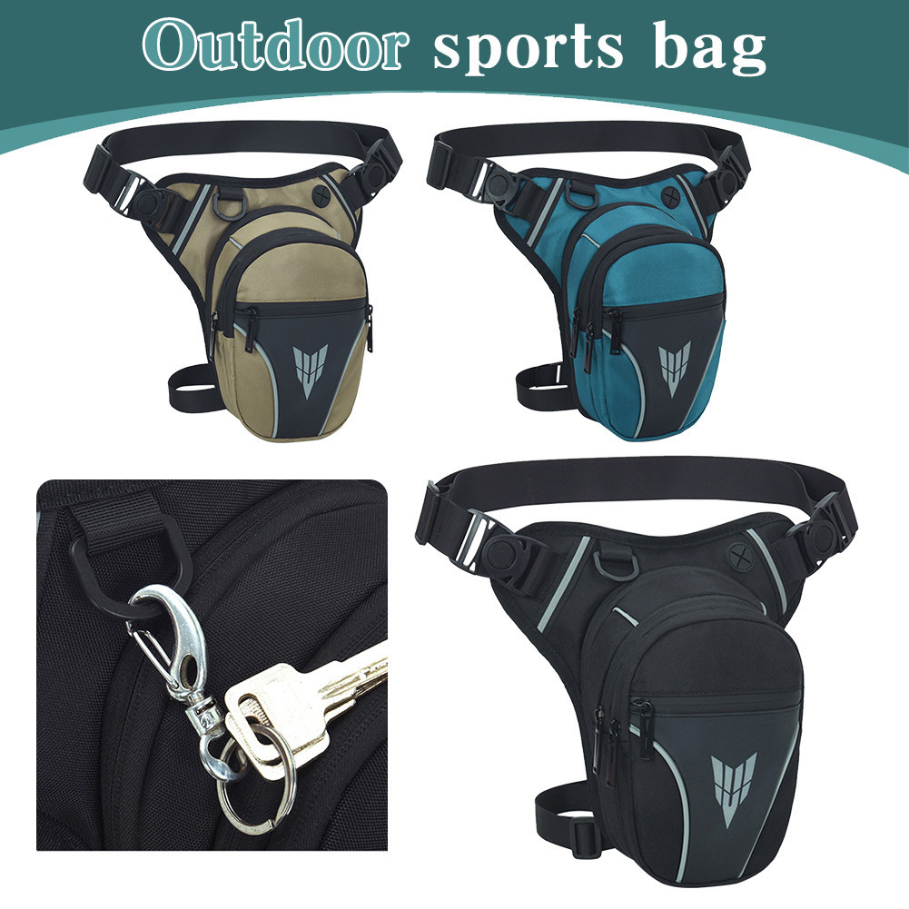 Men Motorcycle Leg Bag Waterproof Thigh Belt Hip Hum Messenger Waist