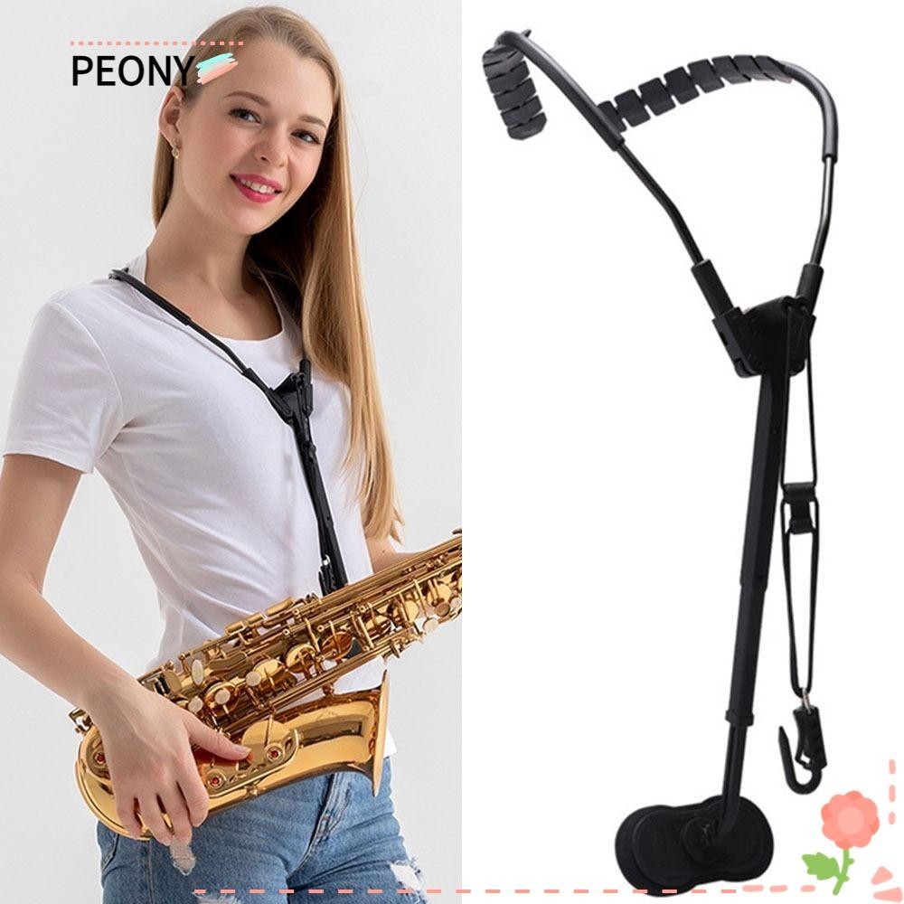 PEONY Saxophone Strap Black Adult Children Alto Tenor Lanyard Halter ...
