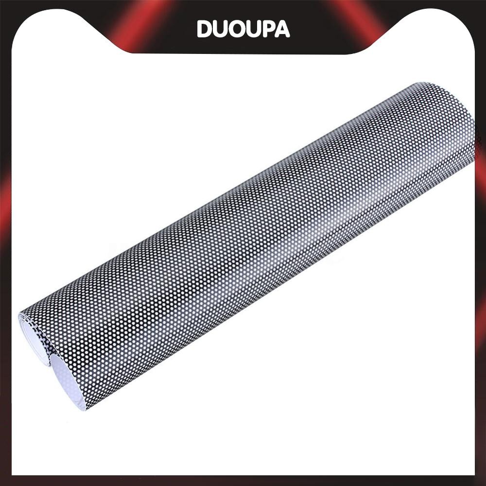 106x30cm Headlight Tint Perforated Film Mesh Like Fly Eye MOT Legal