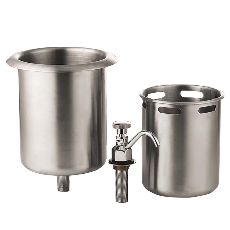 Water Bar Counter Long Flow Faucet Set Cafe Cup Washer Long Flow Water ...