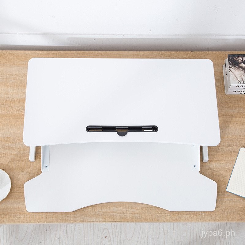 Standing Air Rod Lifting Desk with Keyboard Office Table Upper Table ...