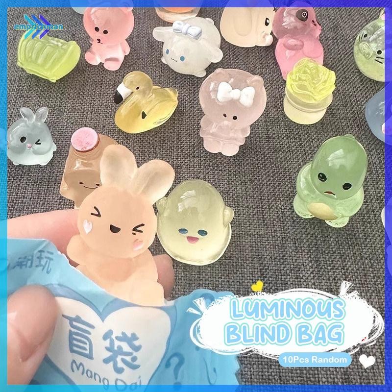 EPMN> 10pcs Cute Mini Simulation Animal Model Blind Box Toys Action