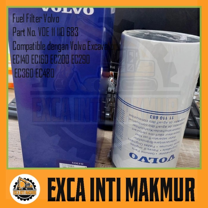 Fuel Filter 11110683 Volvo Filter 11 110 683 Excavator Heavy Equipment ...
