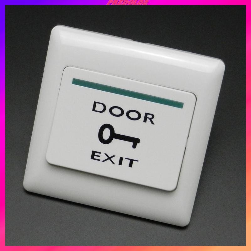 [Predolo2] Exit Push Button White Switch Electric Lock Door Access