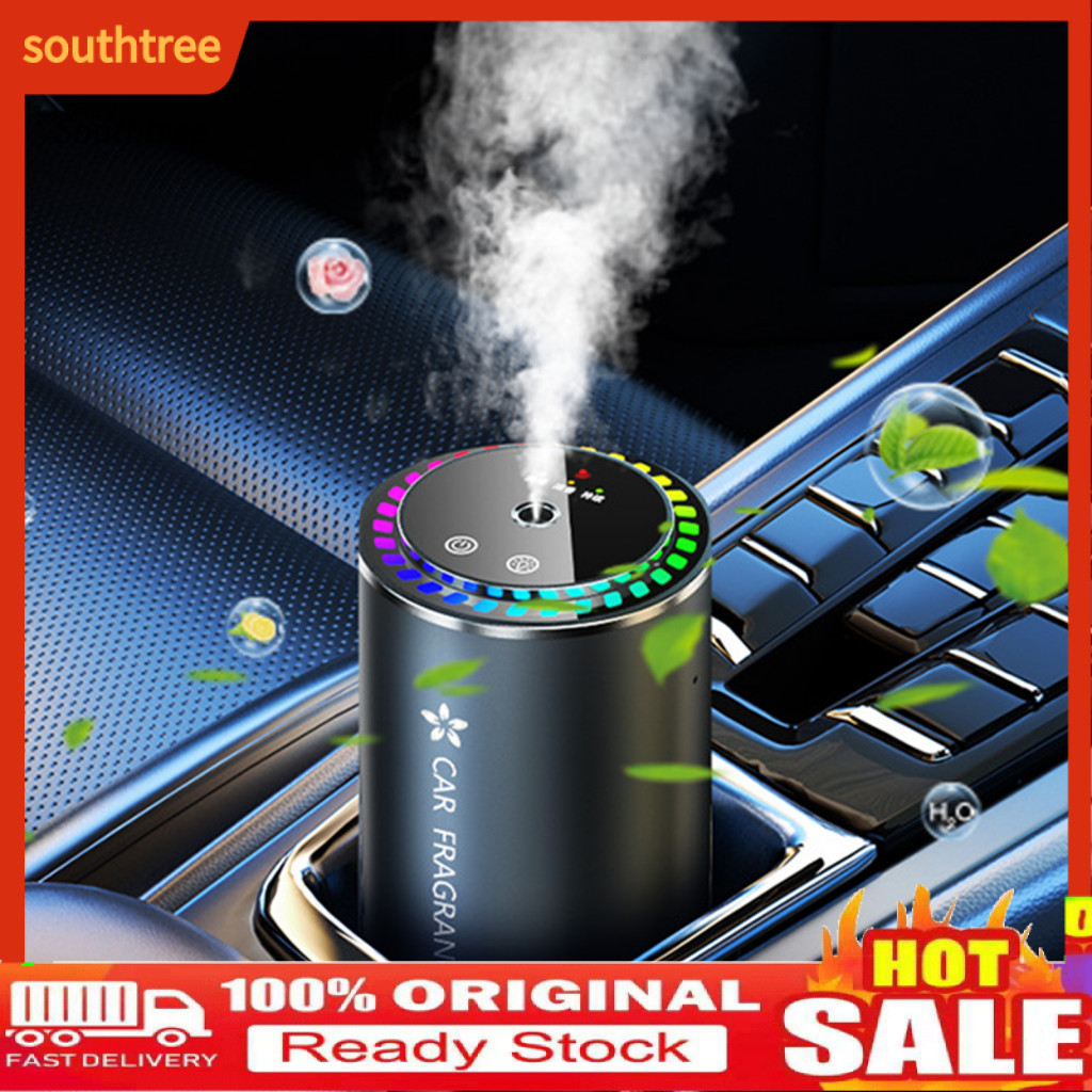 SOU_ Aromatherapy Ornament Colorful Light Car Air Freshener Diffuser