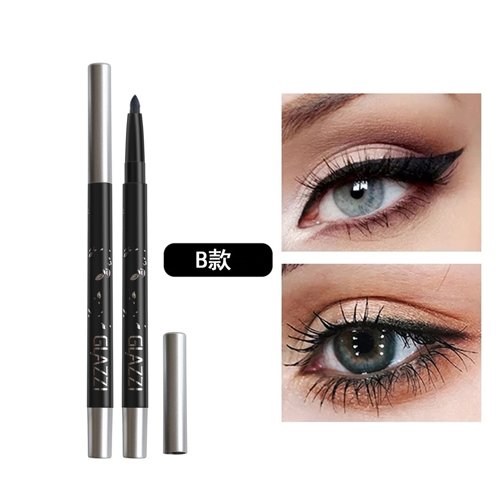 PopularNewGLAZZIAutomatic Rotating Black Eyeliner Waterproof Sweat