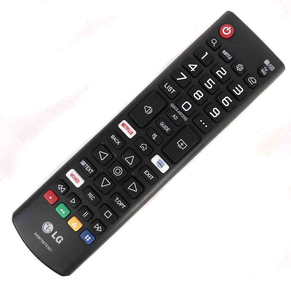 AKB75675301 Replacement Remote Control For LG TV - Compatible With Multiple LM/UM Models