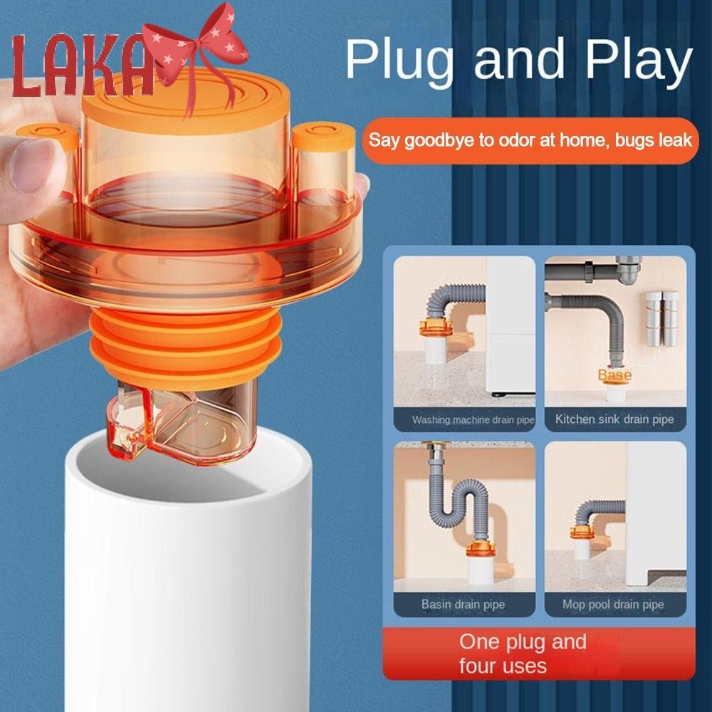 LAKA Kitchen Basin Sewer Branch, Multifunctional Anti Backflow Sink