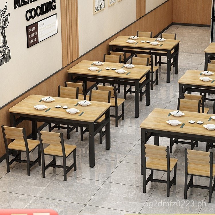 Restaurant Fast Food Shop Rental Breakfast Table and Chairs Restaurant ...