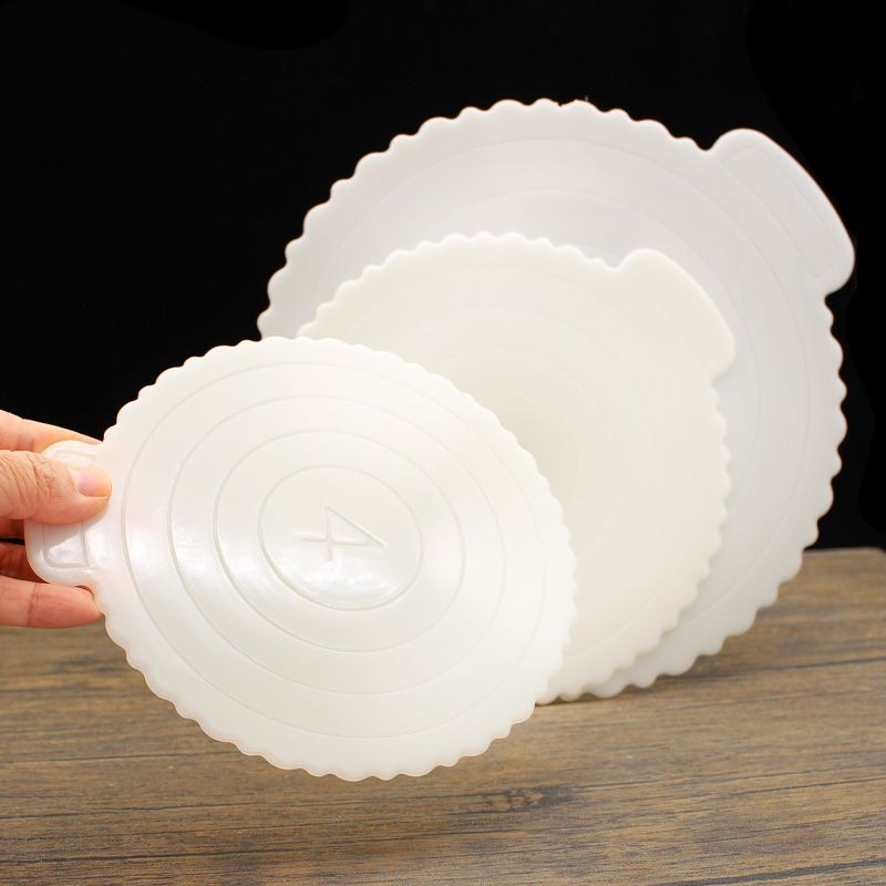 6/8 inch plastic cake base, round yellow paper base, yellow mousse base ...