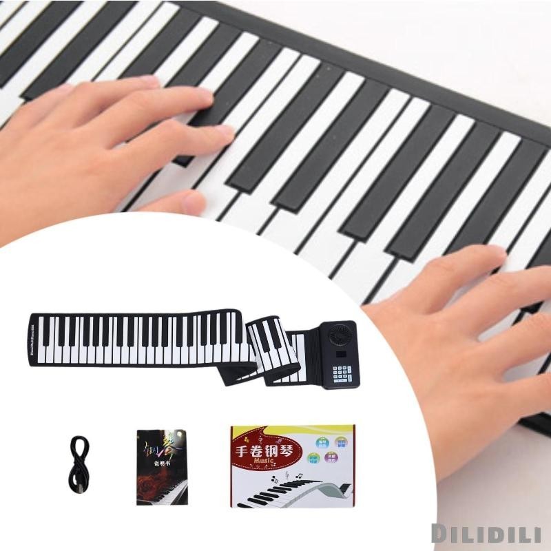 [ 88 Key Roll up Keyboard Piano 16 Rhythms, 16 Tones, 6 Demo Songs for ...