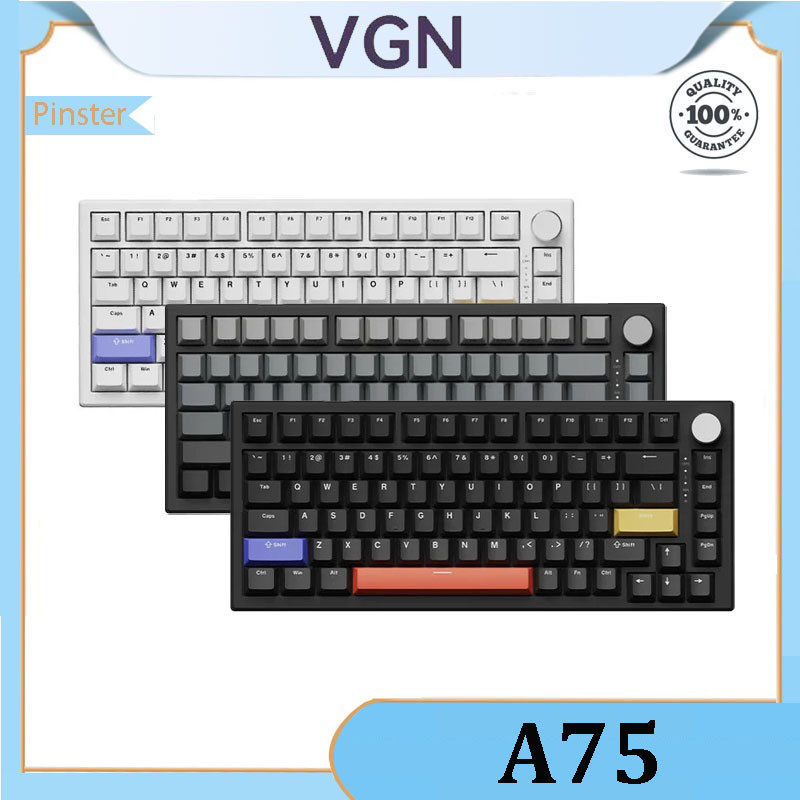 VGN A75 Mechanical Keyboard Magnetic Switch Custom Hot Swappable 75% ...