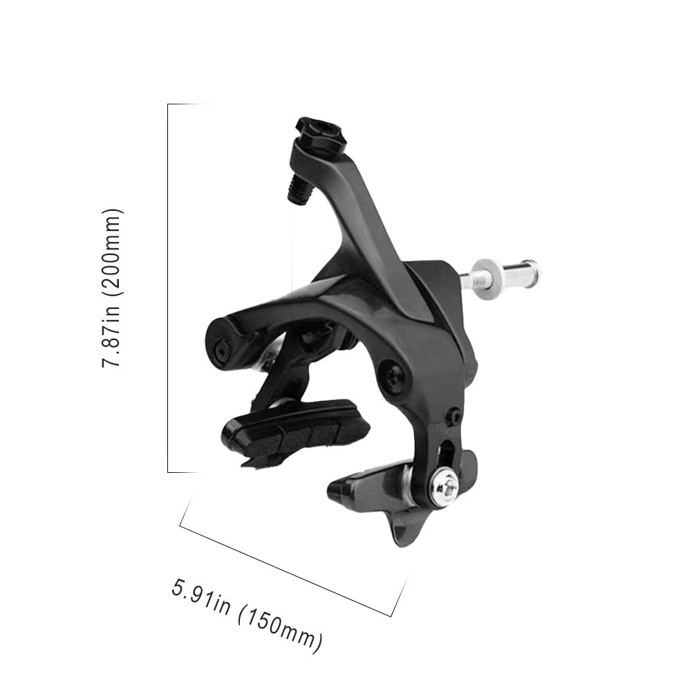 Dual-Pivot Brake Caliper Adjustable Bicycle Side Pull Rim Brake Front ...