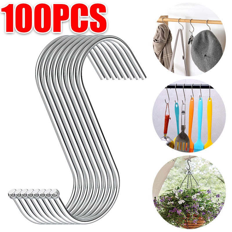 Multi-functional Stainless Steel S-Shaped Hook / Clothes Hanging Rack ...