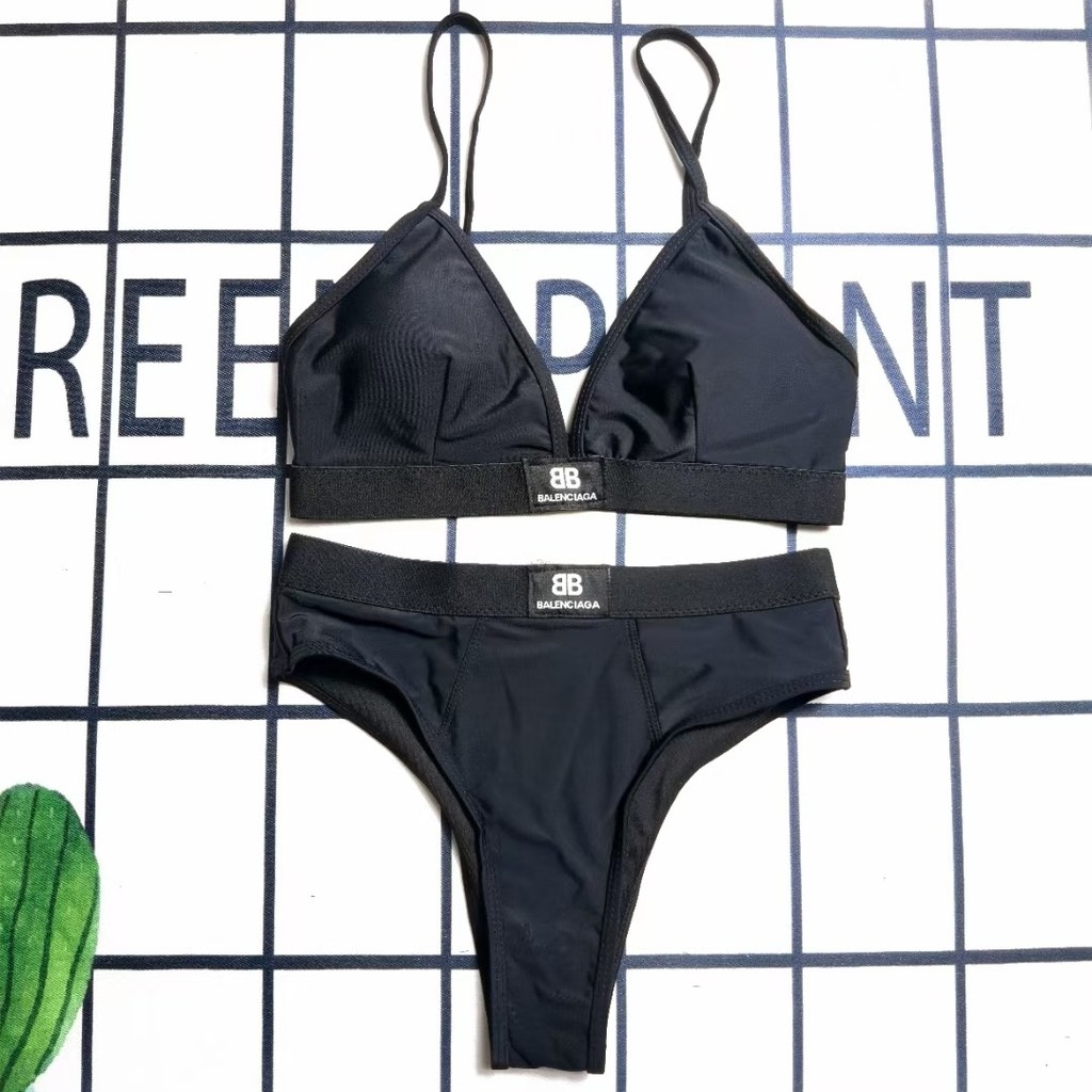 Balenciaga2024 Split Swimsuit Bikini European American Style Foreign