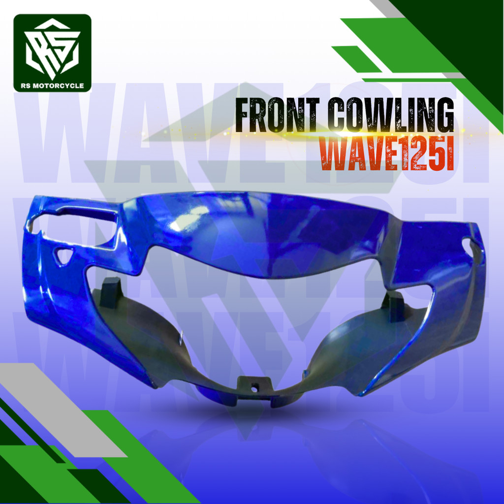 [RS MOTORCYCLE] FRONT COWLING FOR WAVE125i | Shopee Philippines