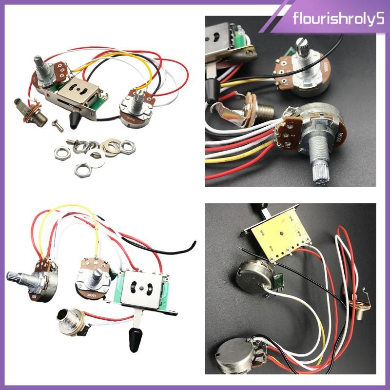 [Flourishroly5] Electric Guitar Wiring Harness Prewired, Volume
