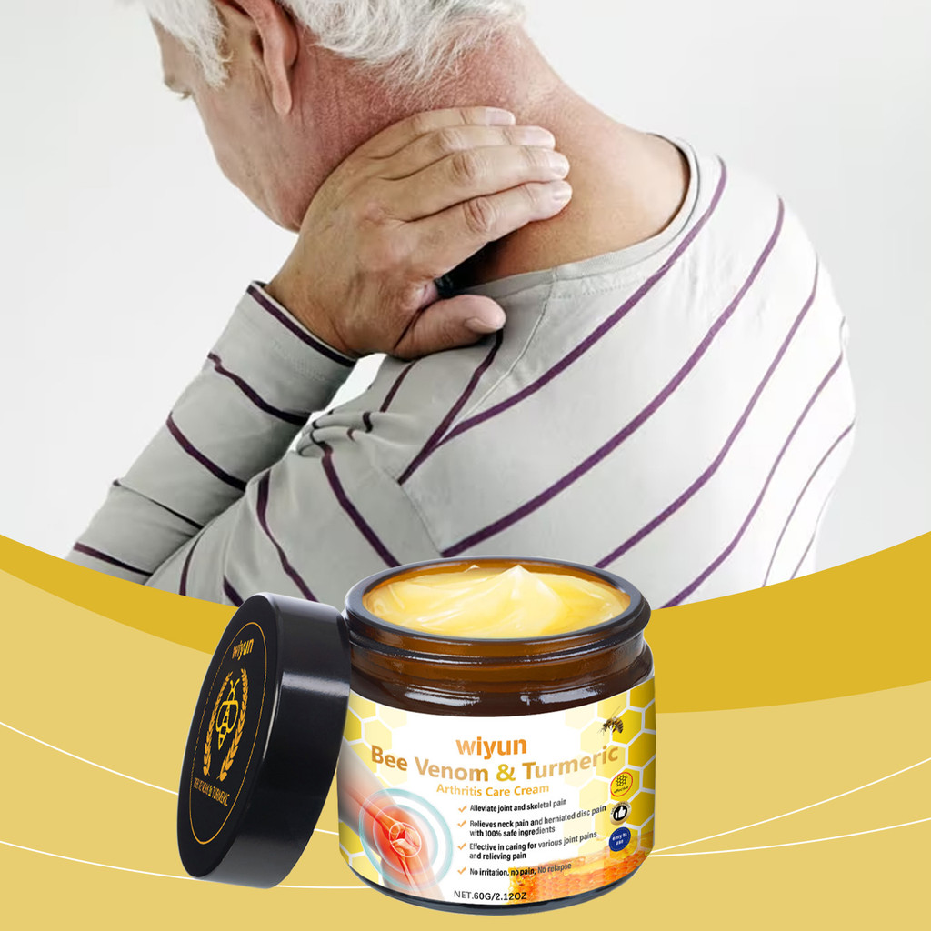 Bee Venom & Turmeric Arthritis Care Cream，Neck, Back, Body Joint ...