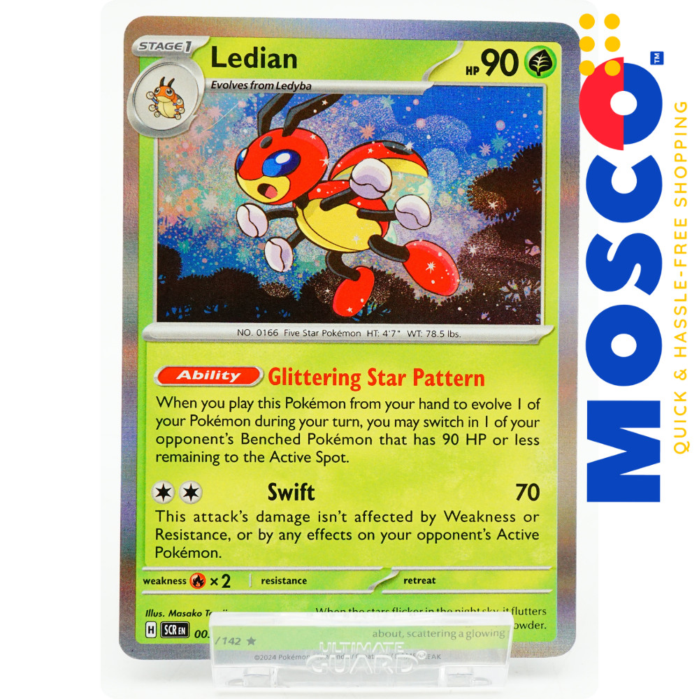 Ledian - 003/142 Rare Stellar Crown | Pokemon TCG | Shopee Philippines