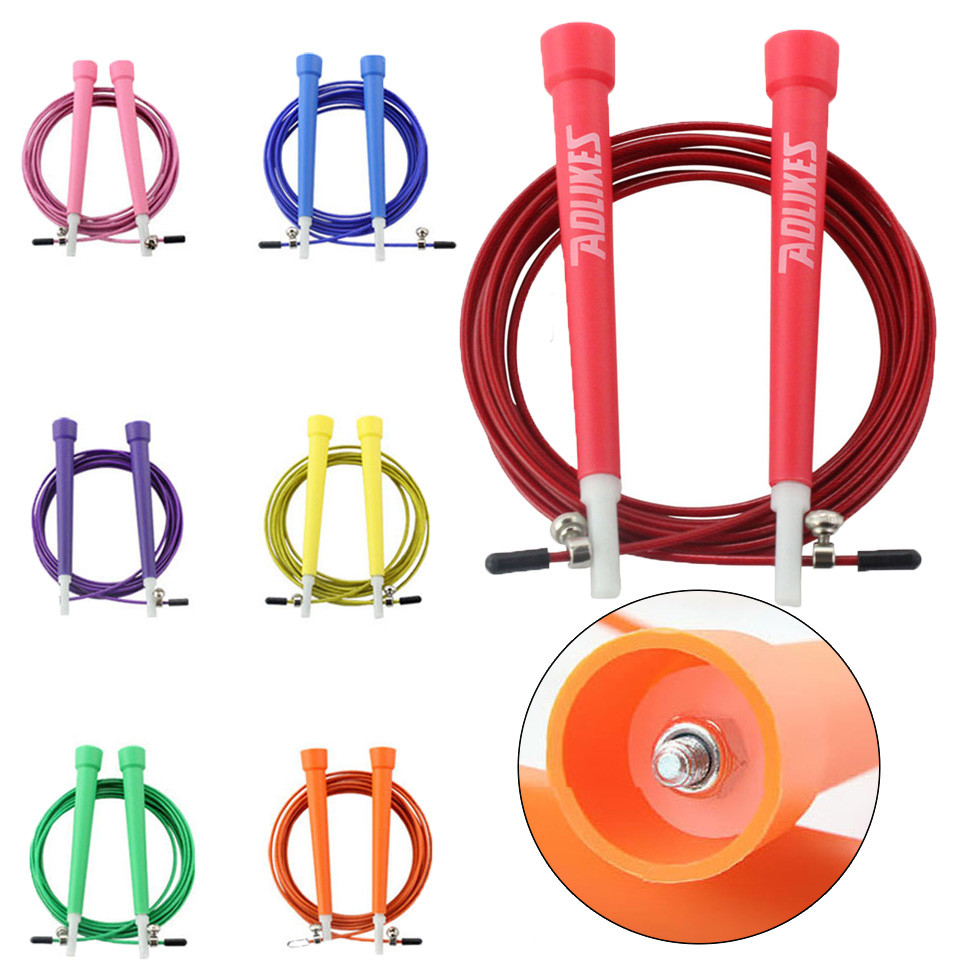 1Piece Jump Rope Professional Sports Workout Training Adjustable Wear ...