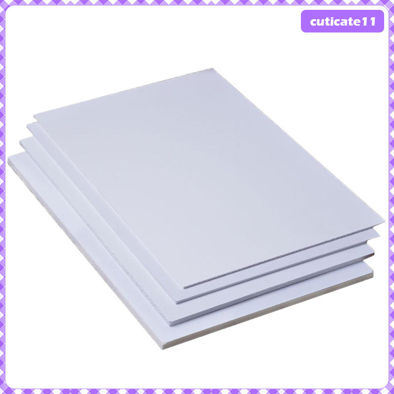 [Cuticate1] Set of 5 PVC sheets for model making, 200 x 300 x 2mm 200mm