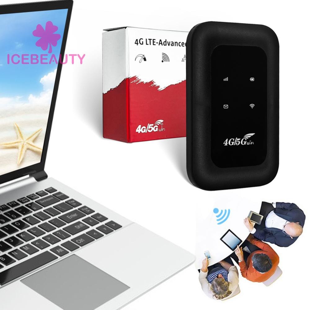 Portable 4G Router with SIM Card Slot High Speed WiFi Mobile Hotspot ...