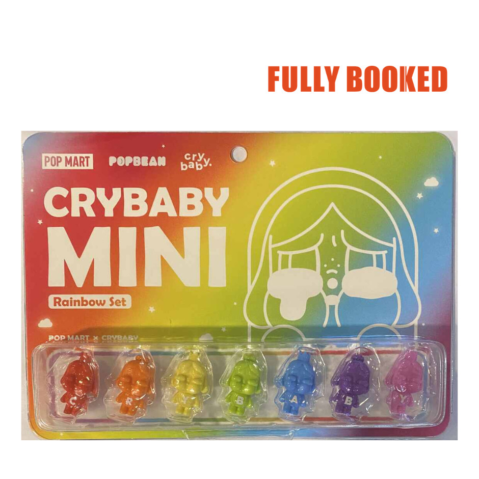 POP MART Pop Bean Crybaby Mini Figure Rainbow Set Shopee Philippines
