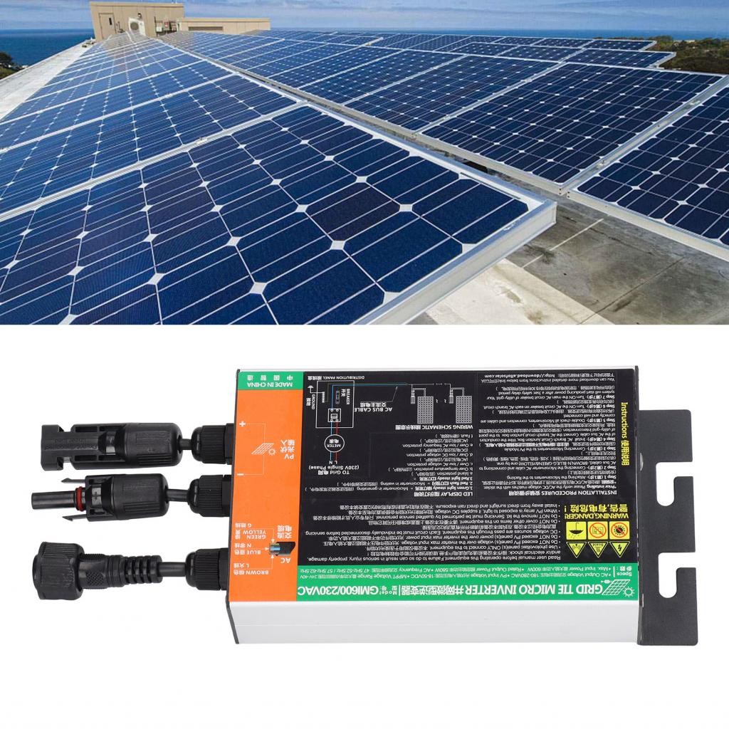 Tominihouse 600W Solar Grid Tie Inverter High Conversion Rate MPPT Pure ...