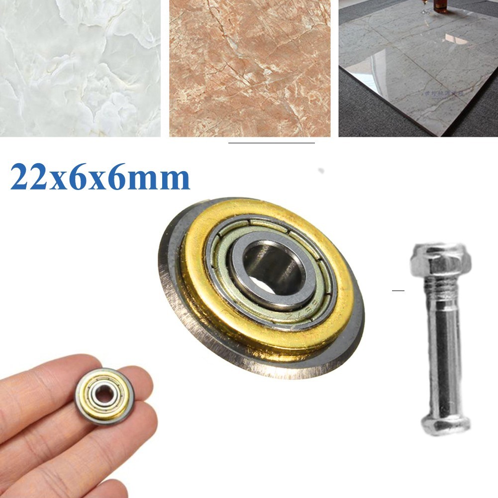 PP+22x6x6mm Manual Cemented Carbide Ceramic Tile Cutting Wheel Blade