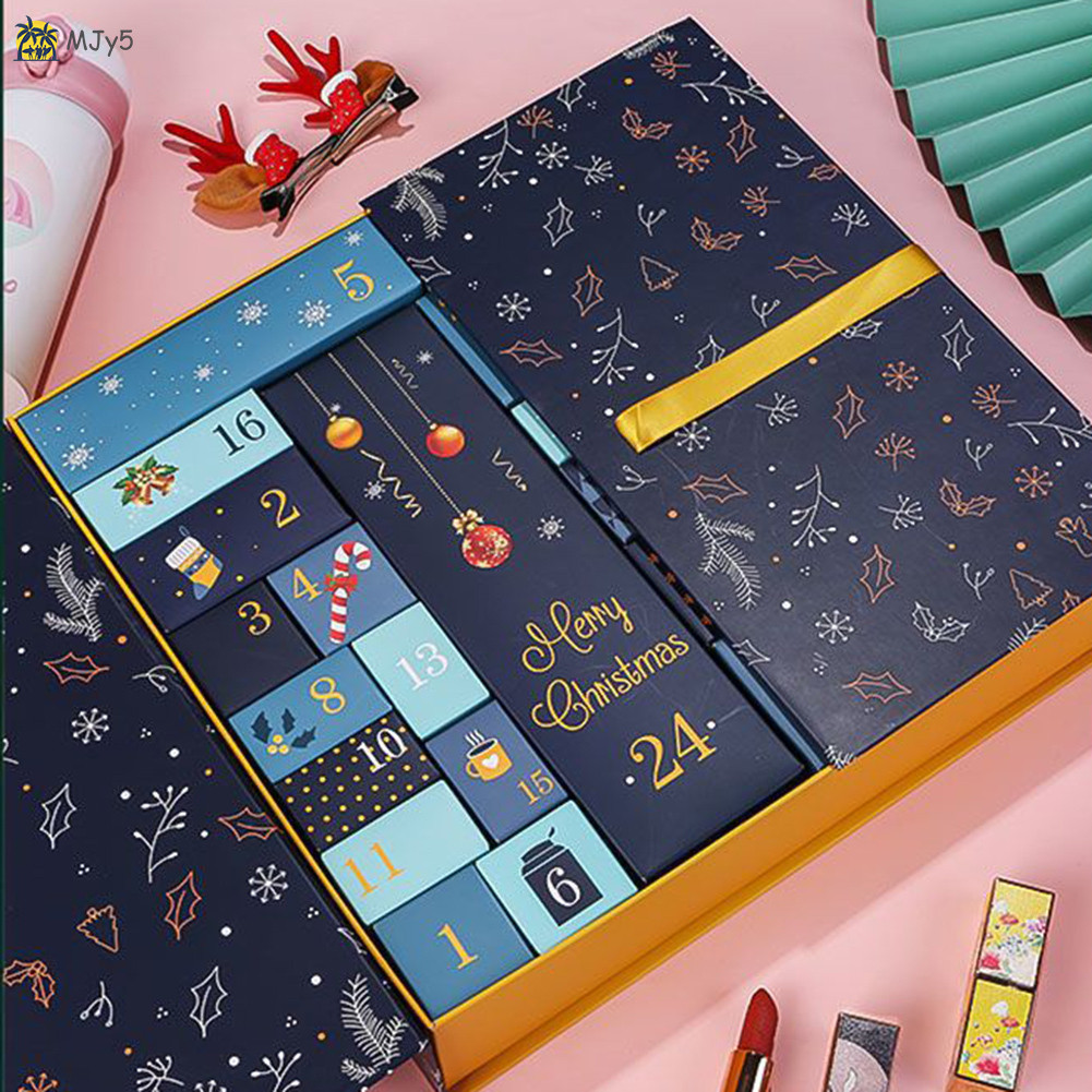 24 Days Advents Calendar Boxes Countdown Fillable Surprises Box With 24 ...