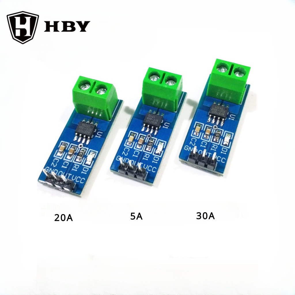 5A 20A 30A Acs712 Hall Current Sensor Module For Arduino | Shopee ...
