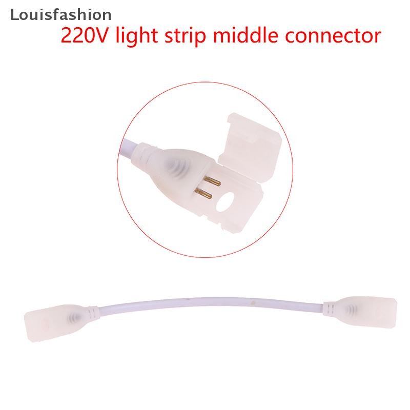 LFPH 220V EU LED Strip Plug For Cob 360LEDs 12mm Light Strip Connector ...
