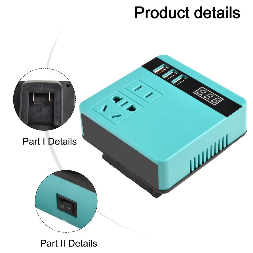 ⭐ Fast Shipping⭐ Intelligent Battery Inverter 9.5*9.5*9.5cm Size Power