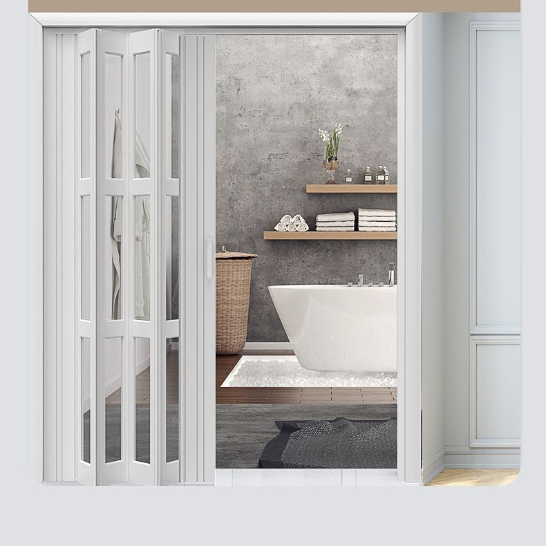 Pvc Folding Door Waterproof Heat Insulation Noise Reduction Sliding ...