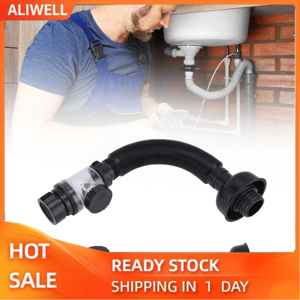 Aliwell Bathroom Basin Drain Pipe Wash Sink Hose PVC Water Kit HOT
