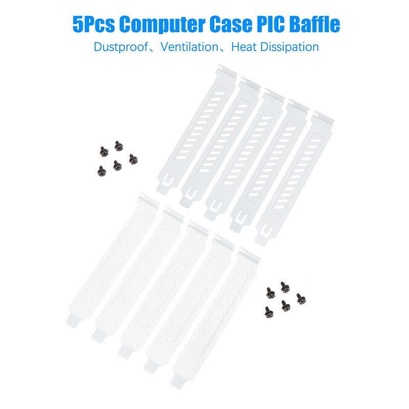 [yiiweng] 5Pcs Desktop Computer Host Chassis PCI Cooling Dust Filter ...