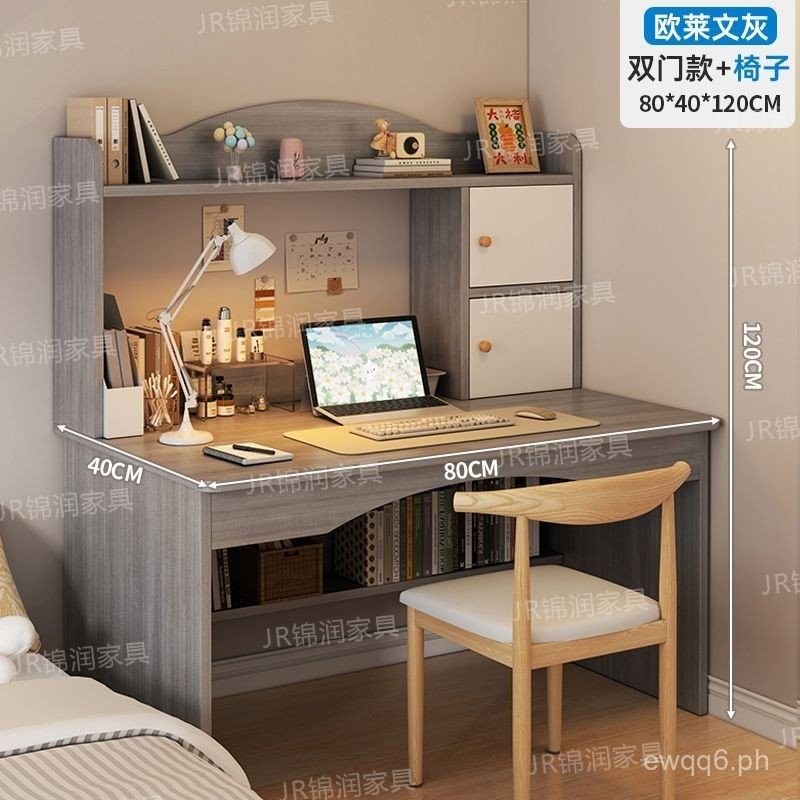 #New Factory Promotion Desk Bookshelf Combination Home Computer Table ...
