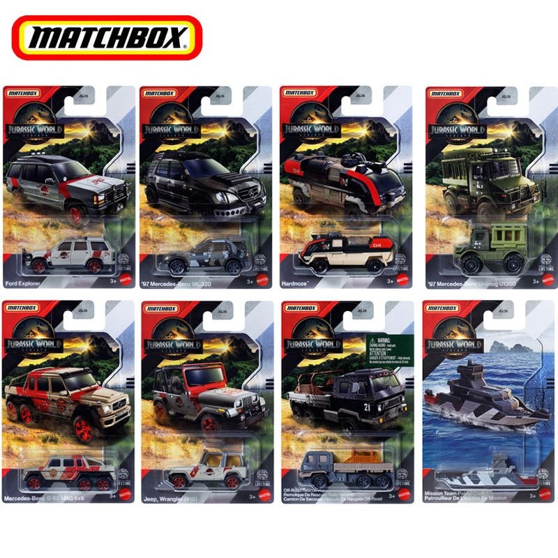 Auto Matchbox '93 Jeep Wrangler #9 Jurassic World | Cuotas sin interés