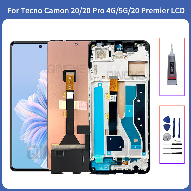 For Tecno Camon 20 Pro 4G 5G LCD CK6 CK6n CK7n CK8n Display Touch ...