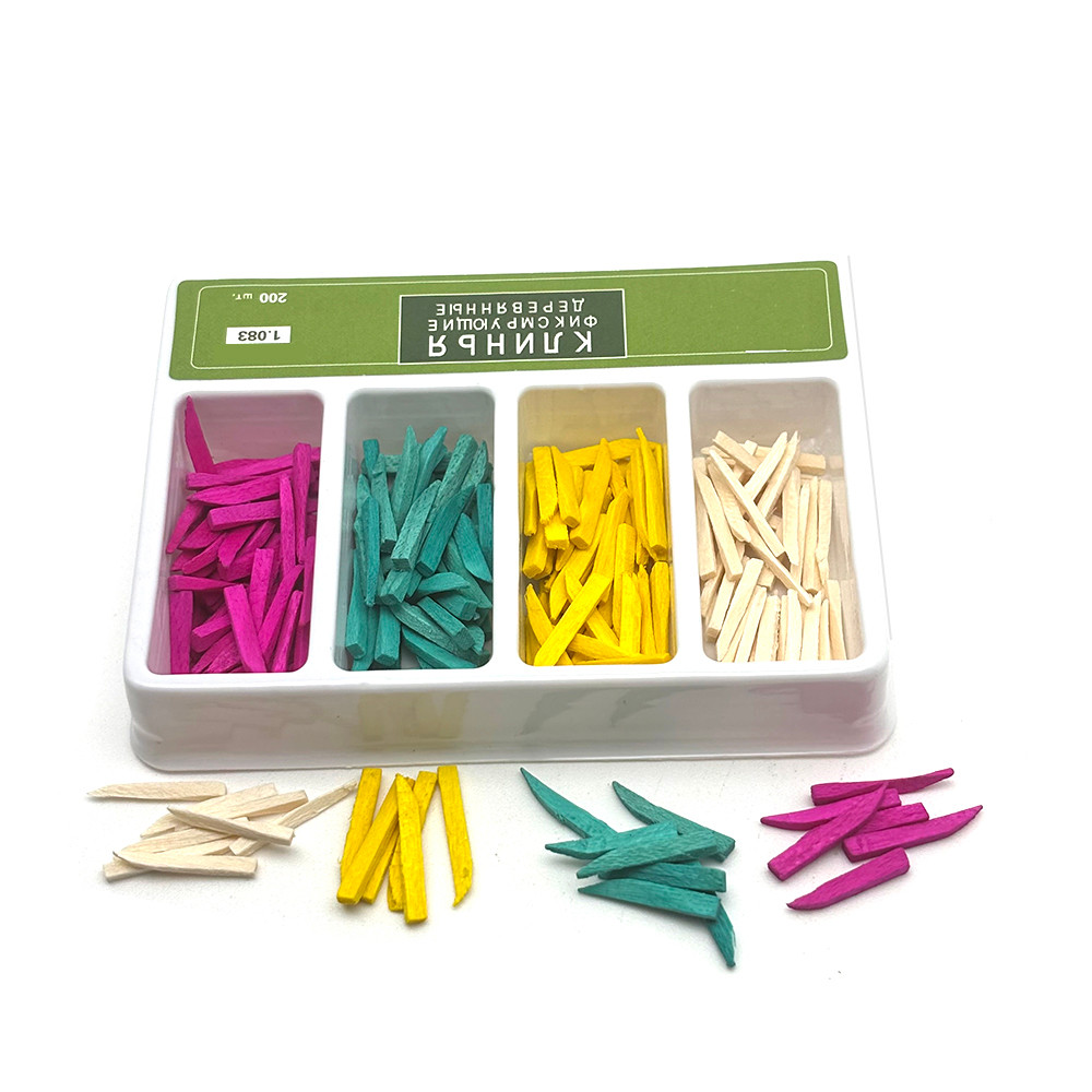200PCS Disposable Dental Wooden Wedges for Tooth Gap Fixing and ...